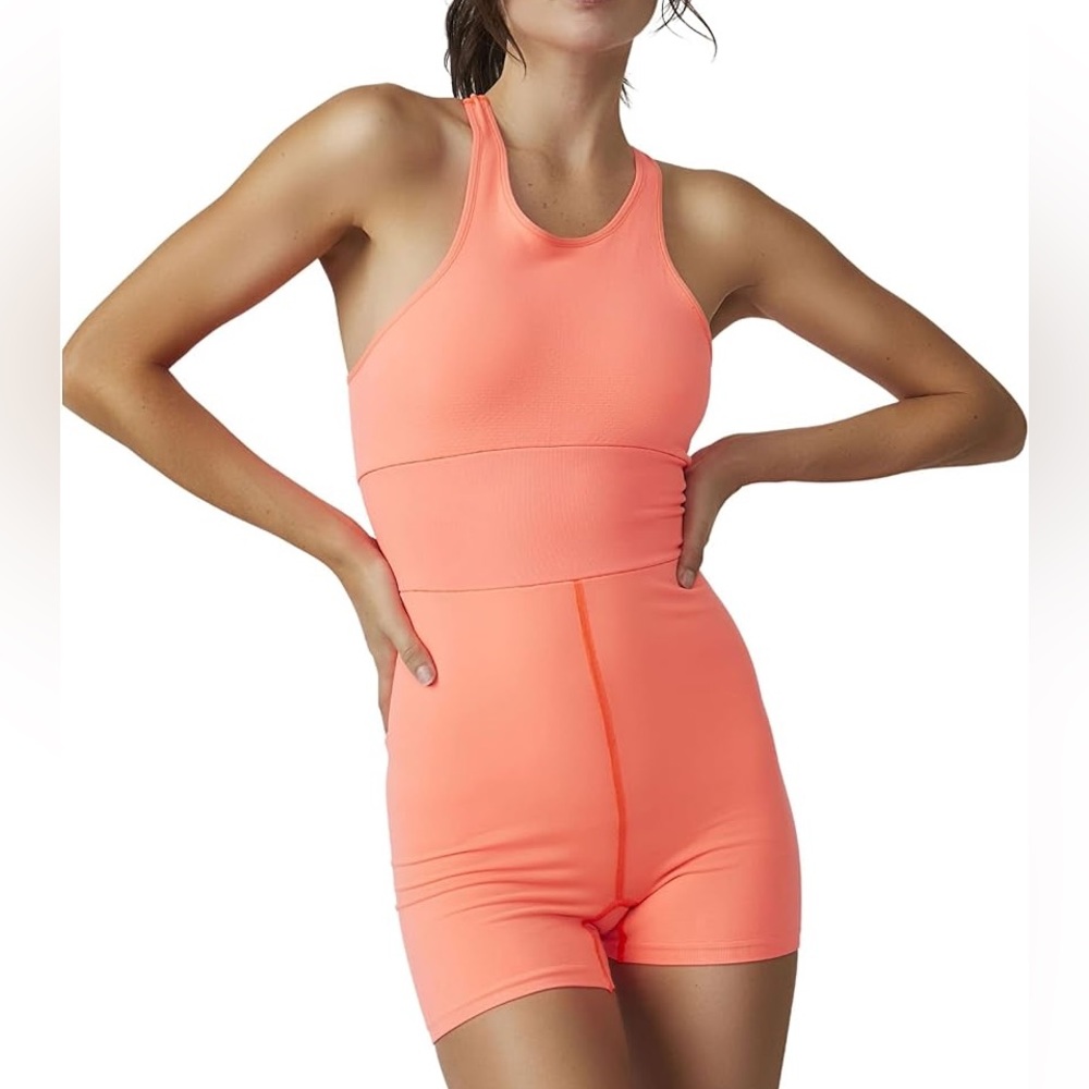 NWT Free People FP Movement “Every Single Time” Runsie Size M-L - Picture 3 of 8